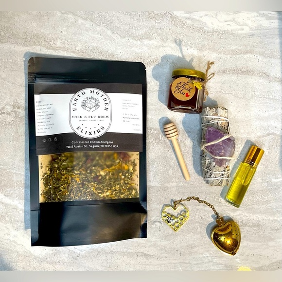 Earth Mother Elixirs Other - Cold and Flu Brew Tea Boxed Gift Set